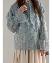 レースフリルレイヤードブラウス《2025winter catalog item》