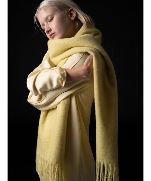 Atelier Bonheur】イエローカラーマフラー｜テチチの通販｜&mall