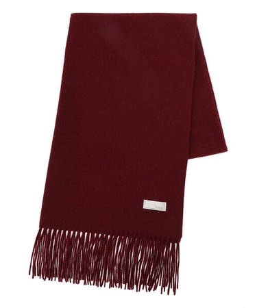 ウールプレーンストール