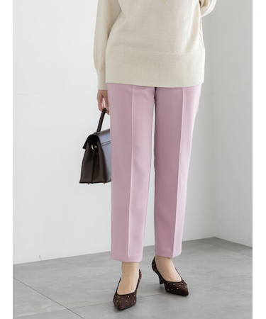 【宮本茉由着用】ダブルクロスペンシルパンツ《2025winter catalog item》