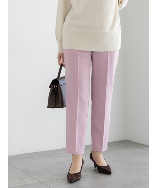 【宮本茉由着用】ダブルクロスペンシルパンツ《2025winter catalog item》