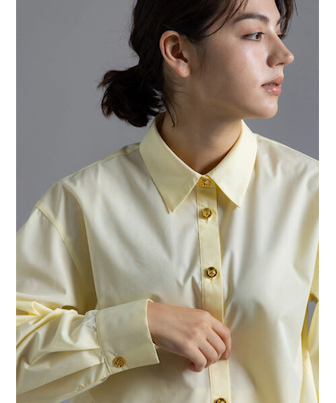 アクセサリーチャームボタンシャツ《2025winter catalog item》