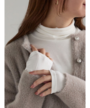 吸湿発熱タートルネックカットソー《2025winter catalog item》