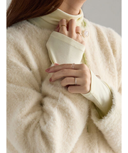 吸湿発熱タートルネックカットソー《2025winter catalog item》