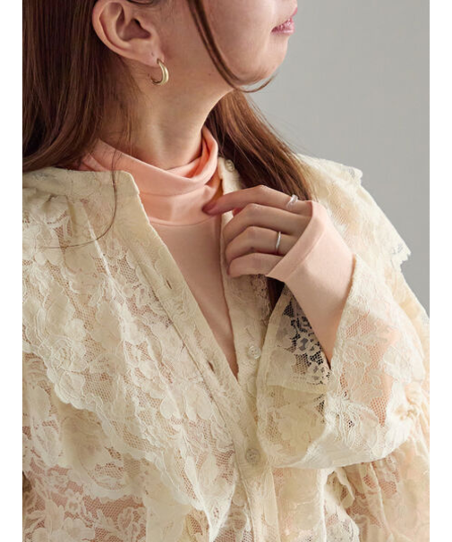 吸湿発熱タートルネックカットソー《2025winter catalog item》