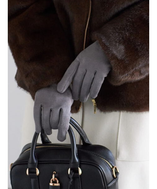 スエード調 グローブ