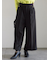 ツイーディーワイドクロップトパンツ