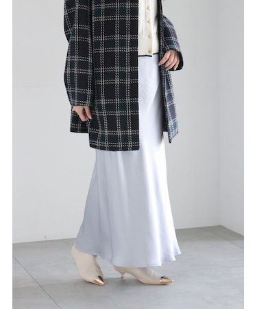 ヴィンテージサテンナロースカート