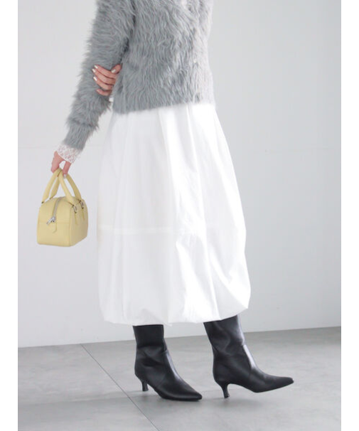 ピーチタフタバルーンスカート