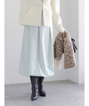 ピーチタフタバルーンスカート