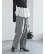 グレンチェックスラックス