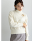 【宮本茉由着用】ハイネックフェザーニット