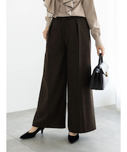 【宮本茉由着用】ツイードワイドパンツ