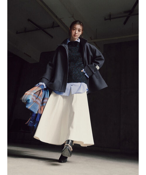 宮本茉由着用】ボンディングフレアスカート｜テチチの通販｜&mall