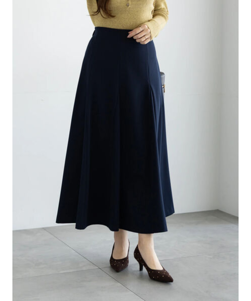 【宮本茉由着用】ボンディングフレアスカート