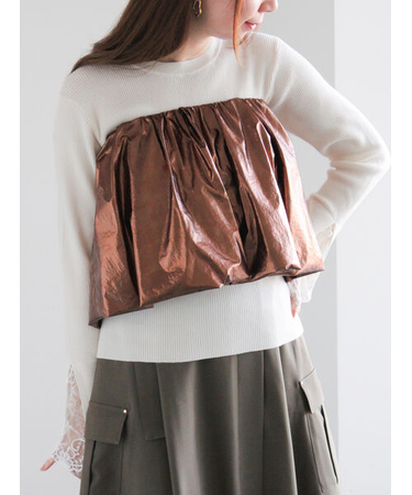 ペプラムレイヤーベルト