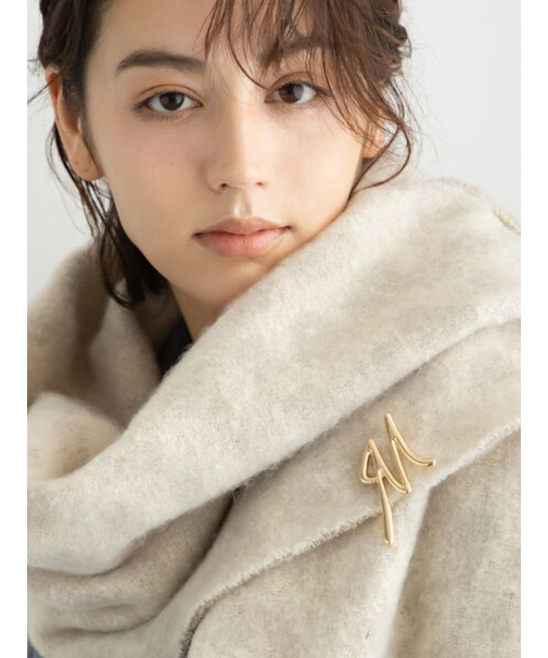 イニシャルブローチM