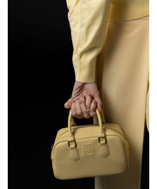 エンボスロゴミニボストンバッグ