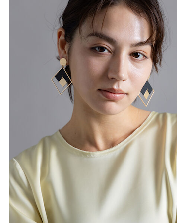 幾何学モチーフイヤリング