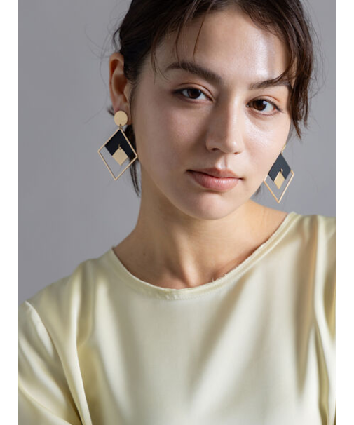 幾何学モチーフイヤリング