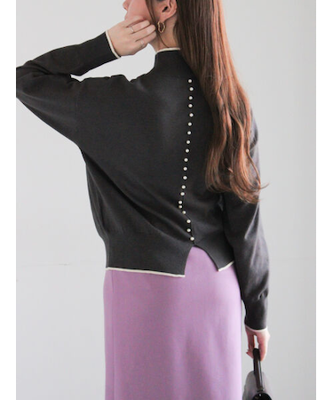 バックパールニット