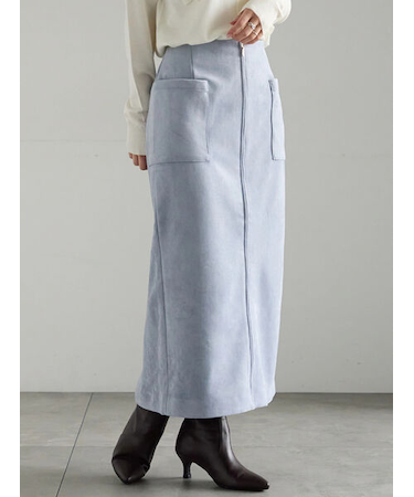 ボンディングスエードタイトスカート