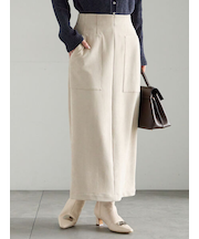 スウェードタイトスカート