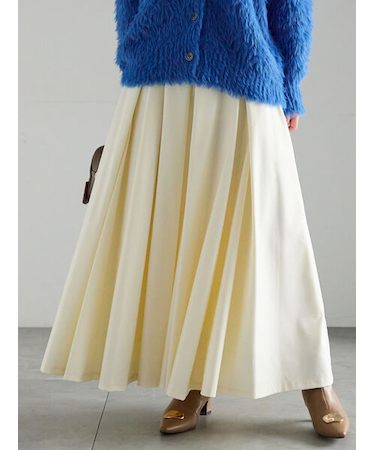 ボックスタックフレアスカート