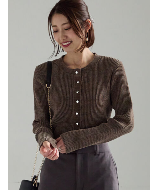 モールリブカーディガン