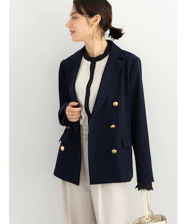 【セレモニーアイテム】テーラードWブレストジャケット（セットアップ可）