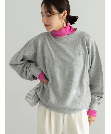 CHAMPION ワンポイント刺繍スウェット