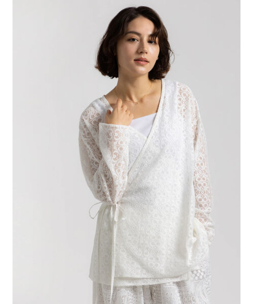 【Atelier ChouChou】パネルレースカシュクールブラウス(セットアップ可)