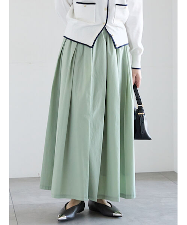 ダブルタックフレアスカート