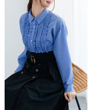 フロントフリルシャツ《2026 spring catalog item》