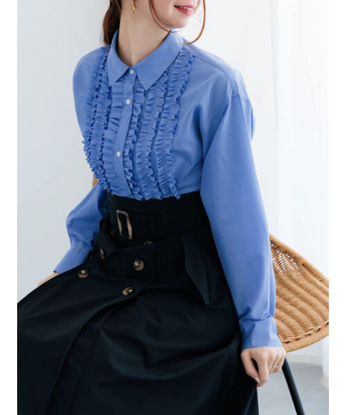 フロントフリルシャツ《2026 spring catalog item》