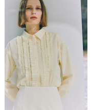フロントフリルシャツ《2026 spring catalog item》