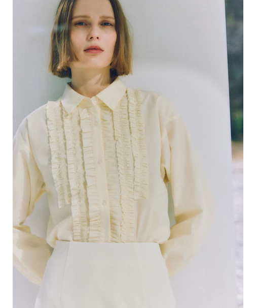 フロントフリルシャツ《2026 spring catalog item》