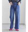 ストレートデニムパンツ