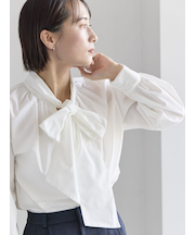 ビッグボウタイブラウス