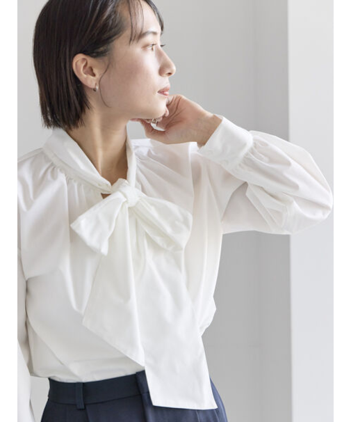 ビッグボウタイブラウス