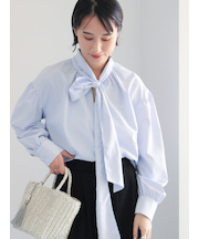 ビッグボウタイブラウス