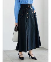 トレンチフレアスカート