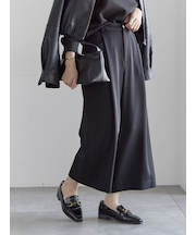 タックポケットワイドクロップトパンツ