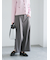タックポケットワイドクロップトパンツ