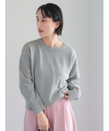 前後2WAYスウェットライクニット