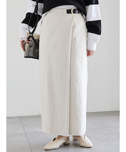 サイドベルトチノタイトスカート