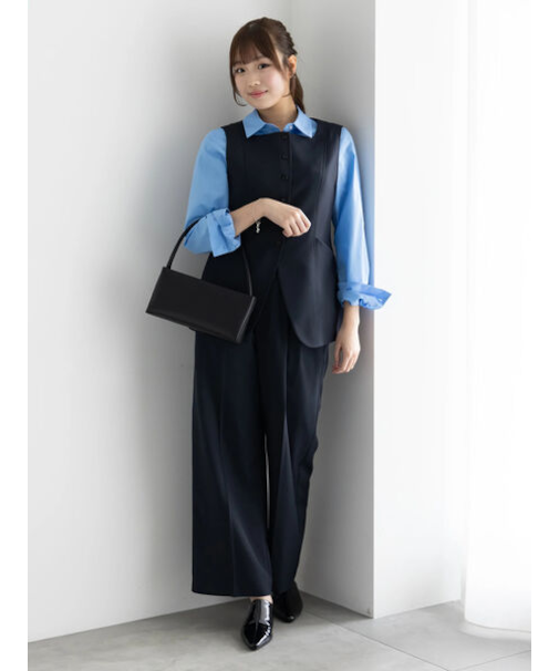 2タックワイドパンツ【AOYAMA FASHION ASSOCIATION × T? chichi】