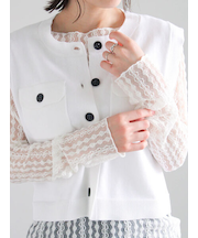 ストレッチレーストップス《2026 spring catalog item》