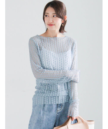 ストレッチレーストップス《2026 spring catalog item》