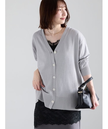 2WAYカシュクールVネックカーディガン《2026 spring catalog item》
